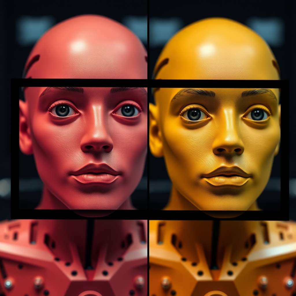 A split-screen comparison showing an AI system tested with low-diversity data (showing poor performance on edge cases) versus the same system tested with high-diversity data (showing robust performance across scenarios).